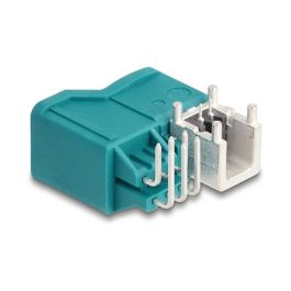DeLOCK 90328 Conector HDMTD Hembra 90° 100 Ω Color Aguamarina para Montaje en PCB