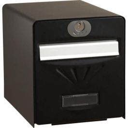 BURG WACHTER Buzón balneal de acero galvanizado - Puerta trasera de vidrio - Negro Precio: 80.50000046. SKU: B1K8LMLV6P