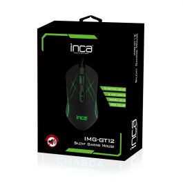 INCA IMG-GT12 - Ratón Gaming USB RGB 3200 DPI con 7 Botones