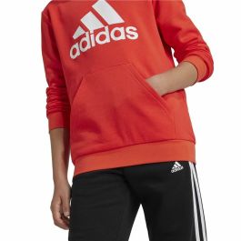 Sudadera con Capucha Niño Adidas Big Logo Essentials Rojo