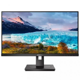 Philips Monitor 242S1AE/00 23.8" Full HD IPS, Regulable en Altura, Negro