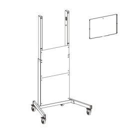 Vivolink Soporte móvil para pantallas FlexiLift con ruedas de 4" para VLMW-FLEXI-M y VLMW-FLEXI-L