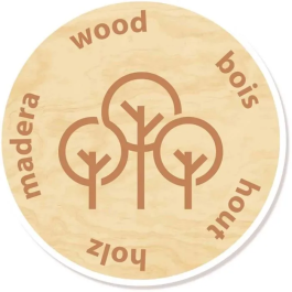 Ses Creative Barco de Equilibrio de Madera para Niños a partir de 3 años, Juego de Tablero Multijugador con 16 Piezas de Animales y Dado