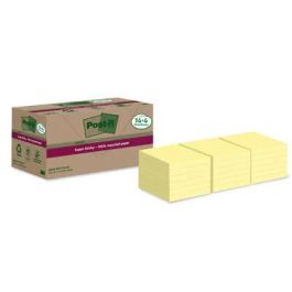 Post-It 7100284878 PACK 14+4 BLOCS 90 HOJAS NOTAS RECICLADAS ADHESIVAS SUPER STICKY AMARILLO PASTEL 76X76MM Precio: 25.7900005. SKU: B1AFMDNRGS