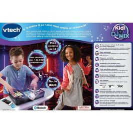 Vtech Mesa de mezclas Kidi DJ Mix para niños con luces, sonidos y disco scratch para grabar mezclas. 6-12 años. 23,5x36,5x9,2 cm Vtech Mesa de mezclas Kidi DJ Mix para niños con luces, sonidos y disco scratch para grabar mezclas. 6-12 años. 23,5x36,5x9,2 cm