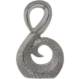 Figura Decorativa Alexandra House Living Plateado 23,5 x 9 x 38 cm