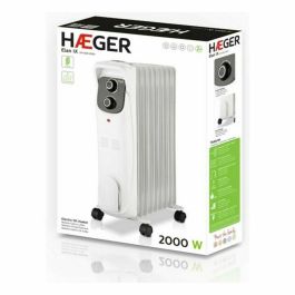 Radiador de Aceite (9 cuerpos) Haeger OH-009.006A Blanco 2000 W