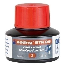 Edding BTK-25 Tinta Recambio Rotulador Pizarra Blanca Color Rojo Bote 25 ml Precio: 5.94999955. SKU: B1KFETLCW8