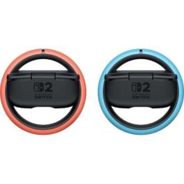 Nintendo Volante para Joy-Con 2 - Compatible con Nintendo Switch, Incluye 2 Volantes (Azul Claro y Rojo Claro) Nintendo Volante para Joy-Con 2 - Compatible con Nintendo Switch, Incluye 2 Volantes (Azul Claro y Rojo Claro)