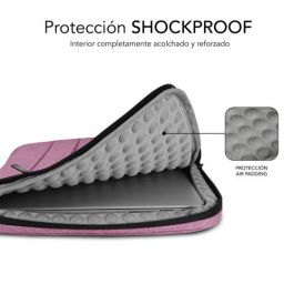 Maletín para Portátil Subblim Air Padding 360 Gris Rosa