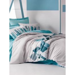 ASI8681875212303 Juego de Cama 100% Algodón - 1 Funda Nórdica 220x240 cm y 2 Fundas Almohada 60x60 cm - Verde ASI8681875212303 Juego de Cama 100% Algodón - 1 Funda Nórdica 220x240 cm y 2 Fundas Almohada 60x60 cm - Verde