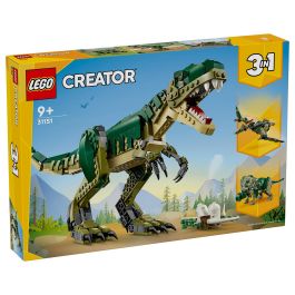 Lego 31151 T-Rex 3 en 1: Dinosaurio de juguete Triceratops o Pterodáctilo
