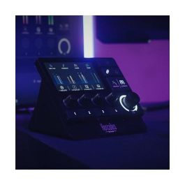 Hercules Stream 200 XLR Controlador de Audio, Negro, 9 Botones, Windows 10/11