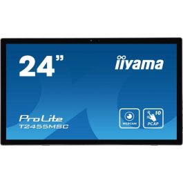 MONITOR IIYAMA 24" TACTIL T2455MSC-B1, IPS, 1920x1080, HDMI, DISPLAYPORT, 2 USB 3.0, ALTAVOCES, WEBCAM &amp; MICROFONO Precio: 348.50000009. SKU: B1C398R2ZV