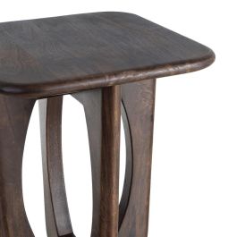 Mesita Marrón Madera de Mango 45 X 45 X 55 cm