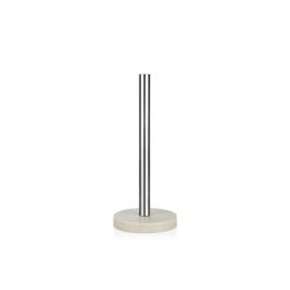 Portarrollo, inox con base de resina beige, ø 13,5 x 33 cm Precio: 16.59000024. SKU: B1FQWQHWD3