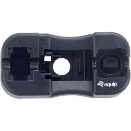 EQUIP 129504 Maletín de herramientas para Cat6 UTP y STP, Negro/Azul/Gris/Blanco