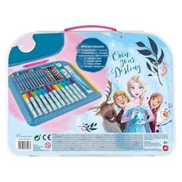 Maletín de actividades artísiticas frozen con 12 crayones, 12 rotuladores, 6 lápices de colores, regla, lápiz, borrador y sacapuntas.32x25x2 cm Maletín de actividades artísiticas frozen con 12 crayones, 12 rotuladores, 6 lápices de colores, regla, lápiz, borrador y sacapuntas.32x25x2 cm