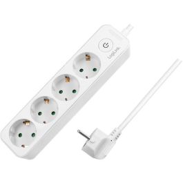 LogiLink Regleta de 4 Tomas Tipo F CEE 7/4, Cable de 1,5m con Interruptor, IP20, Blanco - LPS245 Precio: 20.1586. SKU: B1F6XKYVQE