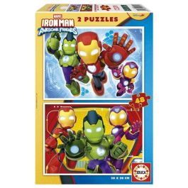 Educa Puzzle Marvel - 2 Puzzles de 48 Piezas Iron Man & His Awesome Friends, para Niños de 4+ Años, Multilingüe Precio: 10.4907. SKU: B1BEWWSXQV