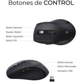 Teclado y Ratón Inalámbrico Subblim Combo Dual Office Prowave/ Negro Teclado y Ratón Inalámbrico Subblim Combo Dual Office Prowave/ Negro