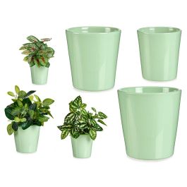 Set 3 Macetas Ceramica Conica 11 14 17Cm Verde Ibergarden (6 Unidades) Precio: 47.49999958. SKU: B12QTVZZBD