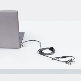 StarTech.com Cable de Seguridad Universal para Portátil con Llave 2m, compatible con Noble Wedge, Nano y K-Slot