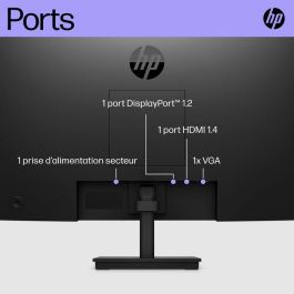 HP V24i G5 Monitor FHD de 23.8 Pulgadas (60.5 cm), Pantalla Nítida para Productividad Diaria en Oficina y Estudio, Diseño Elegante