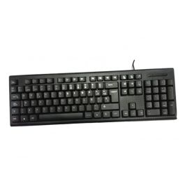 Teclado y Ratón CoolBox HK-616 + HM-81 Negro Español Qwerty Español