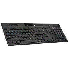 Teclado de juegos mecánicos ultrafinas - Azerty - Corsair - K100 Air Wireless - RGB LED Backlight - Negro (CH -913A01U -FR) Teclado de juegos mecánicos ultrafinas - Azerty - Corsair - K100 Air Wireless - RGB LED Backlight - Negro (CH -913A01U -FR)