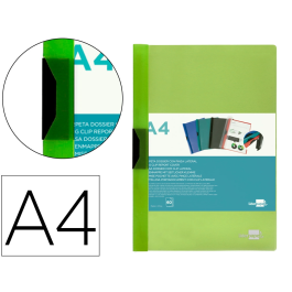 Liderpapel Dossier Pinza Lateral Polipropileno DIN A4 Verde Translucido 60 Hojas Pinza Deslizante Precio: 1.49999949. SKU: B15Y2BBFRN