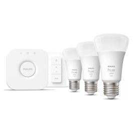 Philips White E27 3er Starter Set 3x1050lm Kit de inicio Bombillas Inteligentes Bluetooth Blanco LED Regulable