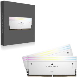 Corsair 32GB PC 7000 CL34 DOMINATOR TITANIUM RGB Kit (2x16GB) DDR5 Blanco Retail