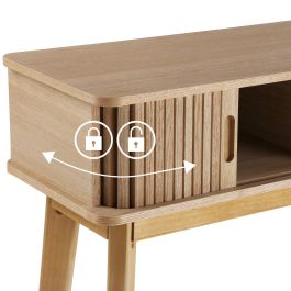 Versa Consola Eloy S con 2 Cajones, 30x78 cm, Madera MDF y Pino