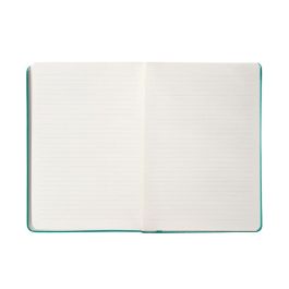 Cuaderno Con Gomilla Antartik Notes Tapa Dura A4 Hojas Rayas Turquesa 100 Hojas 80 gr Fsc