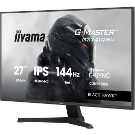 Iiyama IIY4948570126873 Pantalla para PC Gamer 27" QHD 144Hz Panel IPS 1ms G-Master Black Hawk