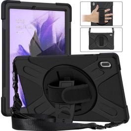 eSTUFF Funda AUSTIN Defender Negra para Galaxy Tab S10+ S9 FE+ S9+ S8+ S7 FE S7+