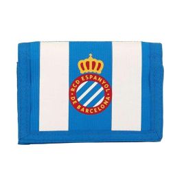 Safta Billetera RCD Espanyol 12,5x9,5 cm Poliéster 600D Blanco y Azul