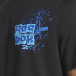 Camiseta de Manga Corta Hombre Reebok Graphic Series Negro 42,5