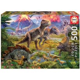 Educa Puzzle 500 Piezas Encuentro de Dinosaurios, Rompecabezas para Edades 11 a 99 Años Precio: 8.39256. SKU: S2406908