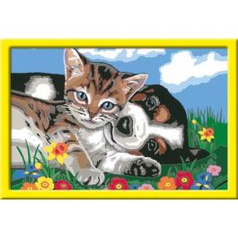 Ravensburger RAV00025848 CreArt Kids 'Una hermosa amistad' Kit de pintura por números, 31x21cm