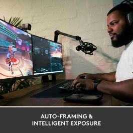 Logitech StreamCam Cámara Web Negra, Full HD 1080p, 60 fps, Micrófono Integrado, Autoenfoque, USB