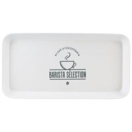 Saveur et Degustation Bandeja Melamina 30x15 cm Colores Surtidos Blanco Negro