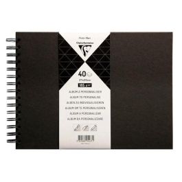 Album De Fotos Clairefontaine Diy Negro Tapa Dura 27X20 Cm 40H 185G Precio: 16.94999944. SKU: B1A59QNHRX