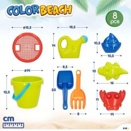 Set de Juguetes de Playa Colorbaby Polipropileno (18 Unidades) Set de Juguetes de Playa Colorbaby Polipropileno (18 Unidades)