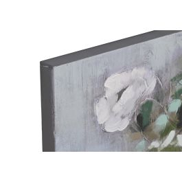 DKD Home Decor Cuadro 3.5 x 80 x 80 cm Lienzo y Pino Verde Marron Claro (2 Unidades)