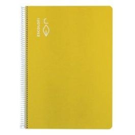 Bloc Escolofi Tapa Dura Fº 100H 70G Cuadric.5X5 C/Margen Amarillo 5 unidades Precio: 32.69000009. SKU: B1B42QCQC4
