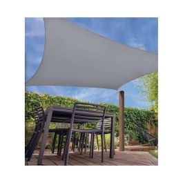 Ambiance Toldo Vela Cuadrado Gris Claro 5 x 5 m con Protección Solar UPF 50+ Precio: 51.79000013. SKU: S7902935