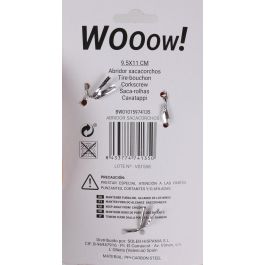 Wooow Abridor Sacacorchos Privilege, 9,5 x 1,8 x 12 cm (36 Unidades)