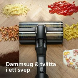 Philips Aspiradora inalámbrica AquaTrio XW9463/11 - Cepillos AquaSpin alta velocidad y sistema de autolimpieza